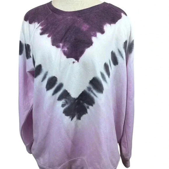Livi Active purple tie dye sweatshirt size 14/16 - Picture 2 of 8